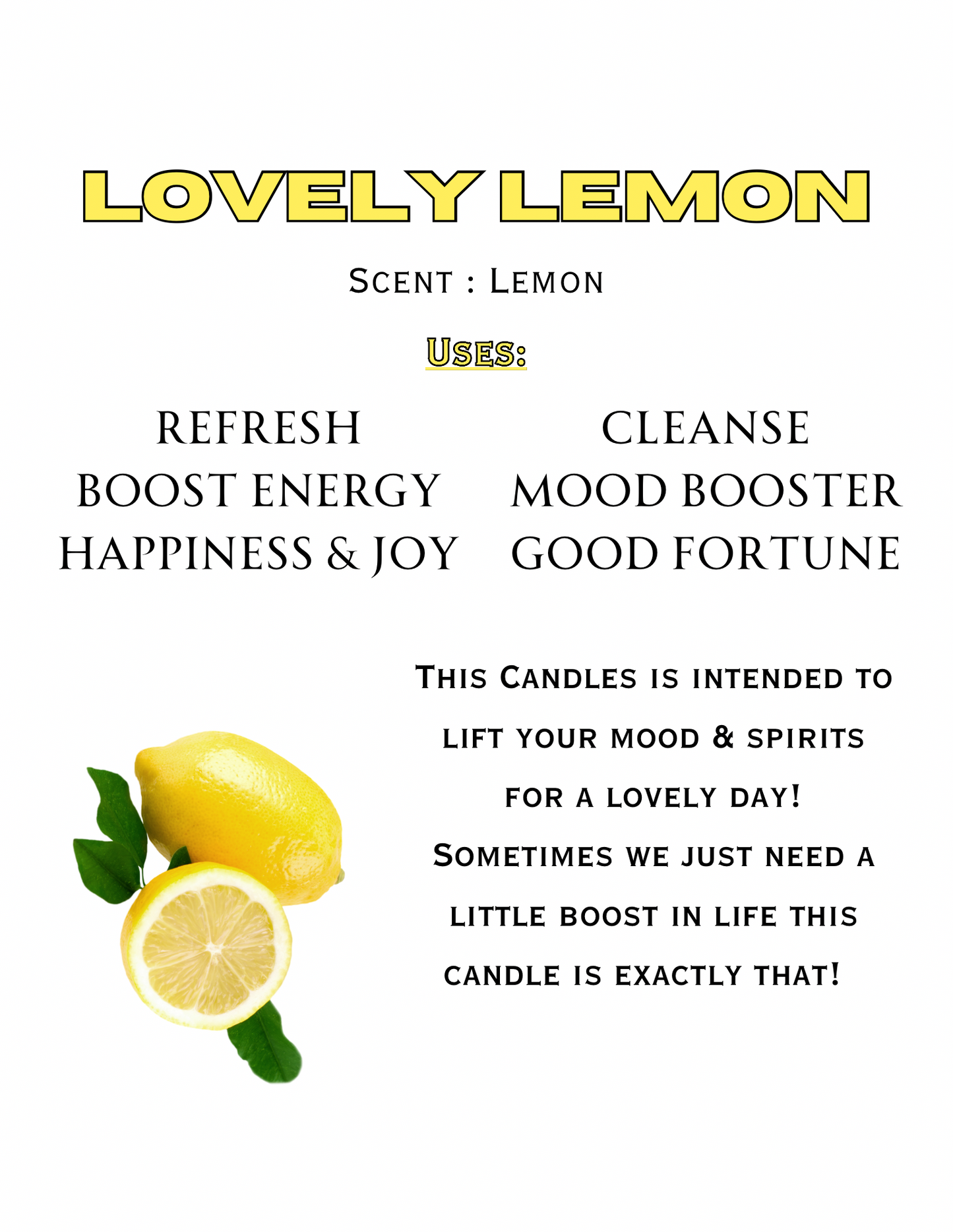 Lovely Lemon Candle