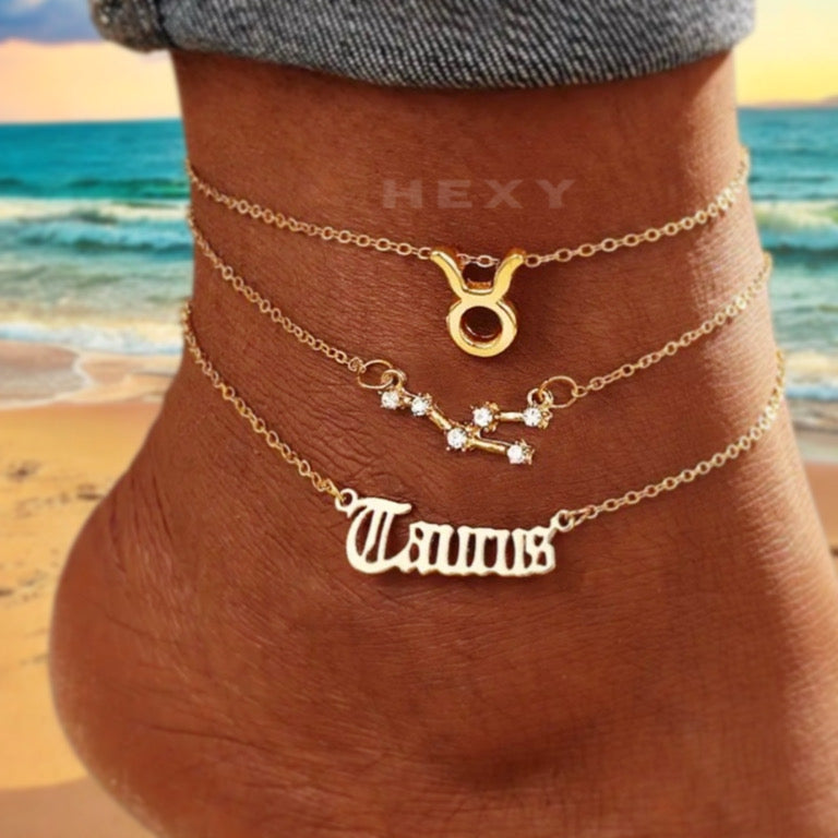 Taurus Anklet Set