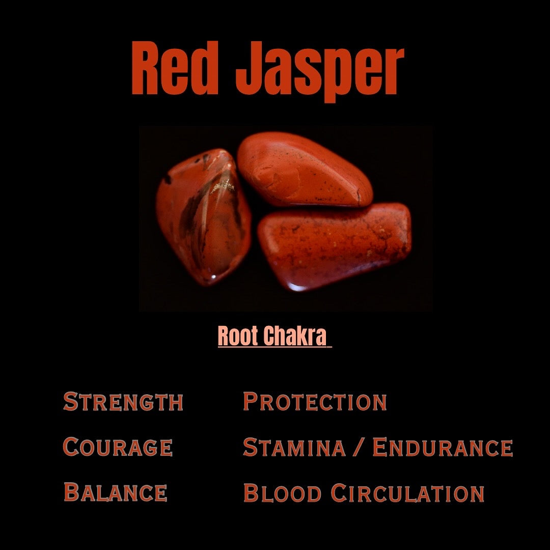 Red Jasper Bead Bracelet